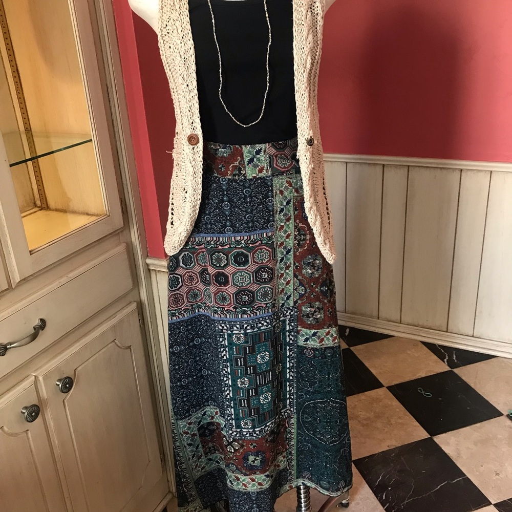 NWT Earthbound Bohemian Maxi Skirt Dress combo